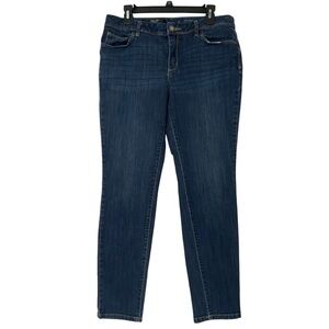 Simply Vera - Vera Wang mid-rise skinny blue jeans women's size 10